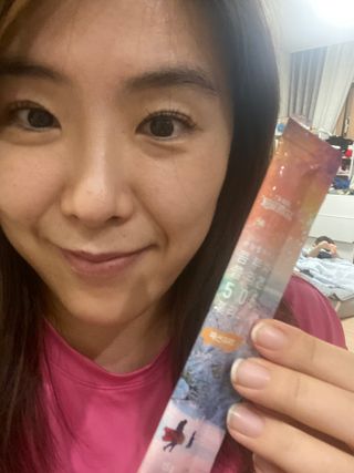 엘리샤코이 아임얼라이브 콤부차 콜라겐 506 스틱젤리 패션프루트 — 5점을 준 리뷰어가 2021년 7월 올린 사용 사진