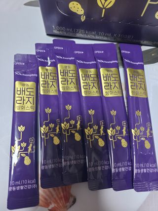 광동생활건강 나우 [광동] 배도라지 쌍화스틱 10mL x 100포 — 5점을 준 리뷰어가 2023년 2월 올린 사용 사진