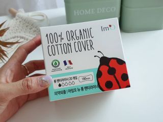 아임오 그날 전 보라지유 100퍼센트 + 아임오 유기농 순면 롱 팬티라이너 20P + 쿠폰북 — 5점을 준 리뷰어가 2021년 7월 올린 사용 사진