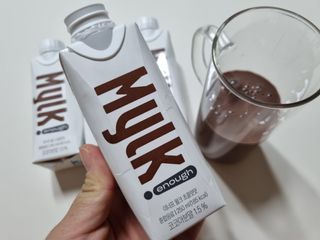 이너프 뮐크 초콜릿맛 — 5점을 준 리뷰어가 2022년 12월 올린 사용 사진