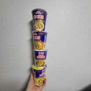NISSIN 닛신 컵누들  4종 - 씨푸드오리지날, 씨푸드 스파이시, 씨푸드 커리, 씨푸드 XO소스 — 5점을 준 리뷰어가 2023년 1월 올린 사용 사진