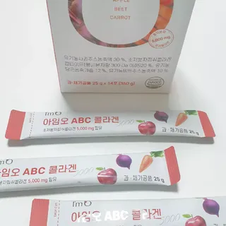 아임오 ABC 콜라겐 젤리 14포 — 5점을 준 리뷰어가 2021년 11월 올린 사용 사진