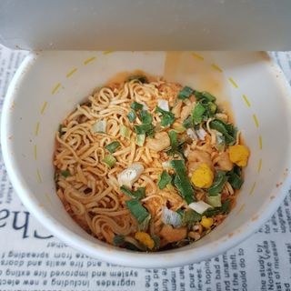 NISSIN 닛신 컵누들  4종 - 씨푸드오리지날, 씨푸드 스파이시, 씨푸드 커리, 씨푸드 XO소스 — 4.5점을 준 리뷰어가 2021년 12월 올린 사용 사진