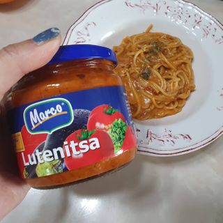 [유픽] 구운 야채의 풍미를 담은 토마토소스, 마르코 루테닛사 2병 — 5점을 준 리뷰어가 2021년 2월 올린 사용 사진
