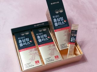 서울약사신협_투데이홍삼정플러스스틱_10g x 30포 — 5점을 준 리뷰어가 2021년 6월 올린 사용 사진