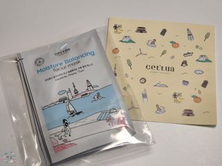 세뚜아(Cettua) [세뚜아] 모이스처 밸런싱 페이셜 마스크 Cettua Moisture Balancing Facial Mask 5매 — 4점을 준 리뷰어가 2023년 12월 올린 사용 사진
