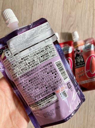 ORIHIRO 오리히로 곤약젤리 제로칼로리 130g 4종 4팩(맛별로 1팩씩) — 5점을 준 리뷰어가 2023년 1월 올린 사용 사진