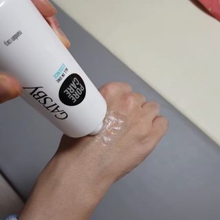 [갸스비] 명불허전, 남성을 위한 브랜드 갸스비의 올인원, 폼클렌징, 헤어오일 3종 — 4점을 준 리뷰어가 2021년 4월 올린 사용 사진