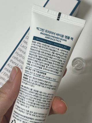빅그린 프리미어 바이옴 앰플팩 - 두피탈모관리용 — 5점을 준 리뷰어가 2022년 12월 올린 사용 사진