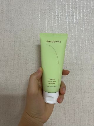 스킨큐어 산다화 울트라 젠틀 약산성 세안제 — 4점을 준 리뷰어가 2023년 3월 올린 사용 사진