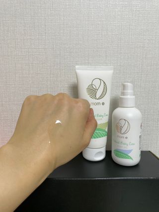 mom e 맘이 내추럴 베이비 케어 크림+바디오일 — 4점을 준 리뷰어가 2021년 1월 올린 사용 사진