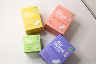 에어퀸 뉴브레스 유기농 생리대 4종 (팬티라이너 20P + 중형 10P + 대형 10P + 오버나이트 8P)_체험단 2차 — 4.5점을 준 리뷰어가 2024년 11월 올린 사용 사진