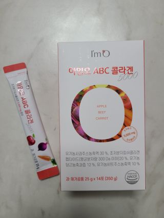 아임오 ABC 콜라겐 젤리 14포 — 5점을 준 리뷰어가 2021년 10월 올린 사용 사진