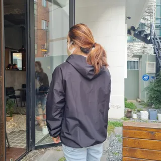 크노텐 후디집업자켓(다이어트땀복) — 5점을 준 리뷰어가 2022년 3월 올린 사용 사진