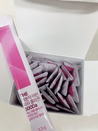 [닥터루템]THE 저분자 어린 피쉬콜라겐300Da 먹는 어류 엘라스틴 비오틴뮤신 글루타치온 플러스 1box(30포) — 5점을 준 리뷰어가 2023년 1월 올린 사용 사진