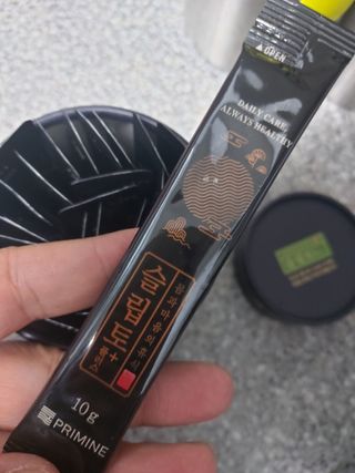 프리마인 자체 기업부설 연구소에서 찾아낸 건강한 수면의 비밀.  슬립토 플러스 30포 — 4점을 준 리뷰어가 2021년 11월 올린 사용 사진