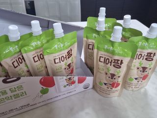 [몸엔용] 우리 아이 건강간식, 달콤한 녹용곤약젤리 디어팡 4종 — 5점을 준 리뷰어가 2022년 4월 올린 사용 사진
