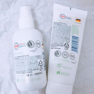 mom e 맘이 내추럴 베이비 케어 크림+바디오일 — 5점을 준 리뷰어가 2021년 1월 올린 사용 사진