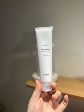 화이트리 비움 약산성 클렌징젤 ,마일드 필링젤 세트 — 3.5점을 준 리뷰어가 2021년 2월 올린 사용 사진