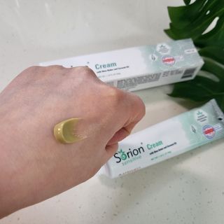 건선/아토/습진/민감성 피부 천연보습진정크림 소리온 크림 & 센시티브 크림 50g — 4점을 준 리뷰어가 2022년 1월 올린 사용 사진