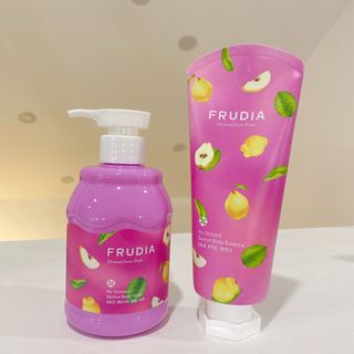 [후르디아] 과즙 뿜뿜_모과 바디워시+바디에센스 세트 — 5점을 준 리뷰어가 2021년 1월 올린 사용 사진
