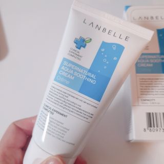 랑벨 수퍼내츄럴 아쿠아 수딩 크림 100ml — 5점을 준 리뷰어가 2022년 4월 올린 사용 사진