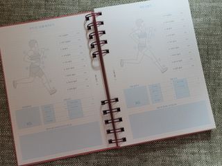 리훈 숨은라인찾기 운동일지 다이어트 일기 식단 다이어리 습관 계획표 — 4점을 준 리뷰어가 2023년 6월 올린 사용 사진