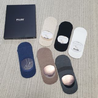 [사이즈가 있는 양말 필로이]남자 덧신 6족 선물 세트_나를 위한 선물or마음을 전하는 선물【 S, M, L, XL】 — 5점을 준 리뷰어가 2022년 6월 올린 사용 사진