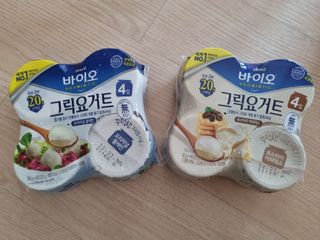 매일바이오 그릭요거트 오리지널 플레인 4개, 로스터리 커피믹스 4개 — 5점을 준 리뷰어가 2021년 12월 올린 사용 사진