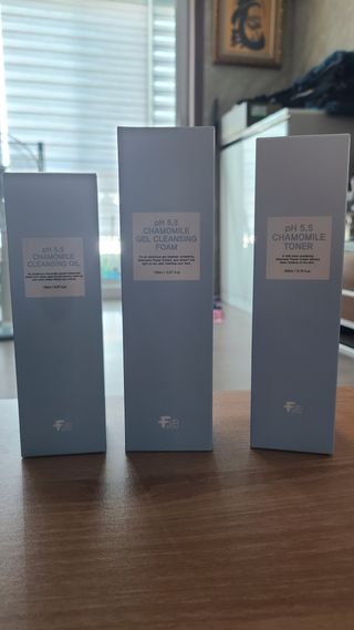 페브유 / FABYOU 페브유 pH5.5 캐모마일 젤 클렌징 폼 + 클렌징 오일 + 토너 3종 세트 — 4점을 준 리뷰어가 2021년 7월 올린 사용 사진