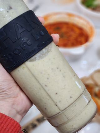 수플먼트 나는 마신닭!! 닭가슴살 주스키트, 먹기 힘들었던 닭가슴살 이제는 마시자 — 5점을 준 리뷰어가 2023년 7월 올린 사용 사진
