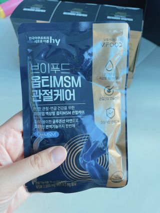 [브이푸드] 옵티MSM 관절케어 (70ml x30포) — 5점을 준 리뷰어가 2022년 6월 올린 사용 사진