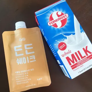 [덜다] 든든 식물성 단백질 쉐이크 40g X 7입 (곡물/딸기) — 5점을 준 리뷰어가 2023년 8월 올린 사용 사진