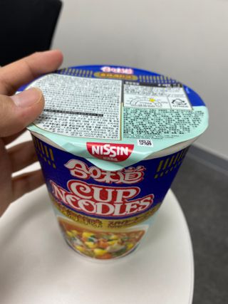 NISSIN 닛신 컵누들  4종 - 씨푸드오리지날, 씨푸드 스파이시, 씨푸드 커리, 씨푸드 XO소스 — 5점을 준 리뷰어가 2023년 1월 올린 사용 사진