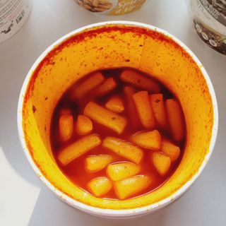추억의 국민학교 떡볶이 국떡 컵볶이 선물박스 — 5점을 준 리뷰어가 2022년 1월 올린 사용 사진