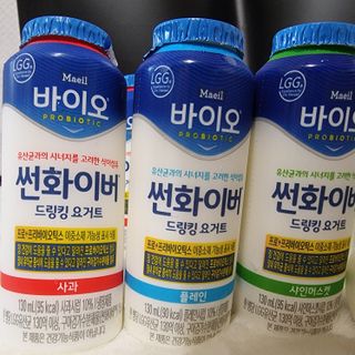 LIVE 매일바이오 썬화이버 드링킹 요거트 — 5점을 준 리뷰어가 2022년 8월 올린 사용 사진