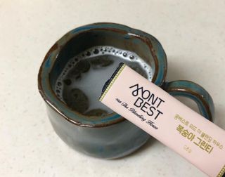 몽베스트 위드더 블랜딩 하우스 _복숭아 그린티 — 4.5점을 준 리뷰어가 2022년 12월 올린 사용 사진