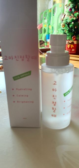 [시카앰플] 묘오한 고마진정할때 진정 스프레이 앰플 150ml — 5점을 준 리뷰어가 2021년 1월 올린 사용 사진