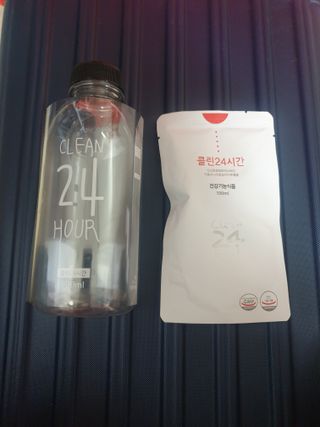 클린24시간 1BOX(5포) + 전용보틀(500ml) — 4점을 준 리뷰어가 2023년 5월 올린 사용 사진