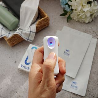 lumion Vitok 휴대용 살균캡슐 — 5점을 준 리뷰어가 2021년 1월 올린 사용 사진