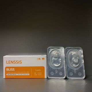 렌시스 LENSSIS [ 렌시스 ] 꾸안꾸템 , 낀 듯 안 낀 듯 자연스러운 ＃블리스시리즈 1개월용 ｜ 2컬러 중 택1 ｜ — 5점을 준 리뷰어가 2021년 4월 올린 사용 사진