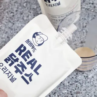 서비푸드 리얼 닭주스 오리지널 200g 1세트 10개입 — 5점을 준 리뷰어가 2022년 2월 올린 사용 사진