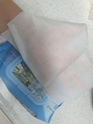 햅스 세균없는 주방 대형 2팩, HAPS sanitizer wipe — 5점을 준 리뷰어가 2021년 12월 올린 사용 사진
