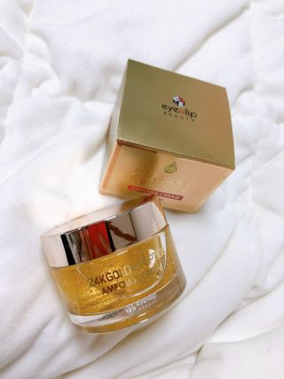 아이앤립 / EYENLIP 아이앤립 24K 골드 N 펩타이드 앰플 크림 — 5점을 준 리뷰어가 2021년 3월 올린 사용 사진