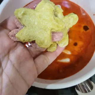 빨간키트 떡볶이 밀키트 2~3인분 매운맛 국물 떡볶이 만들기 쉬운 황금 레시피 분말 소스로 간편한 요리 — 5점을 준 리뷰어가 2021년 10월 올린 사용 사진