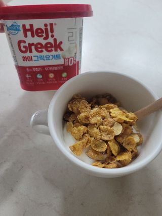 [구매평]덴마크 하이(Hej!) 브랜드 패키지(요구르트, 그릭요거트)only 로켓프레쉬 — 4점을 준 리뷰어가 2025년 4월 올린 사용 사진