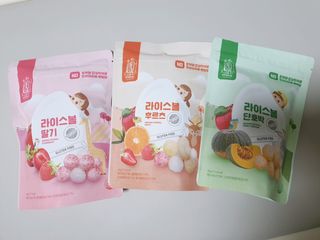 아비삭라이스볼 3종 /딸기,후르츠,단호박 — 5점을 준 리뷰어가 2021년 3월 올린 사용 사진
