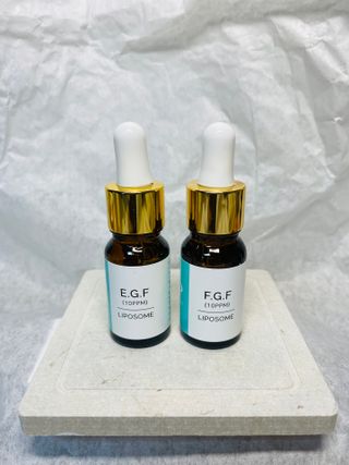 랑팡 EGF+FGF 10ppm 리포좀 앰플 원액 10ml — 4.5점을 준 리뷰어가 2021년 10월 올린 사용 사진