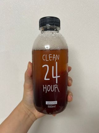클린24시간 1BOX(5포) + 전용보틀(500ml) — 5점을 준 리뷰어가 2023년 6월 올린 사용 사진