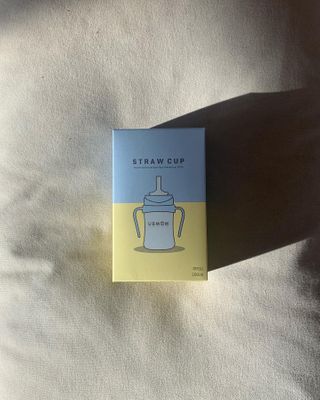 유비맘 샘방지 PPSU 빨대컵_컬러 랜덤 발송 — 5점을 준 리뷰어가 2020년 12월 올린 사용 사진